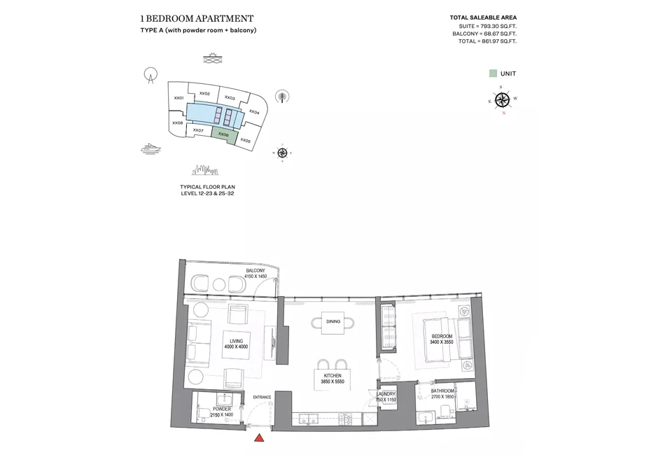 Bed Layout