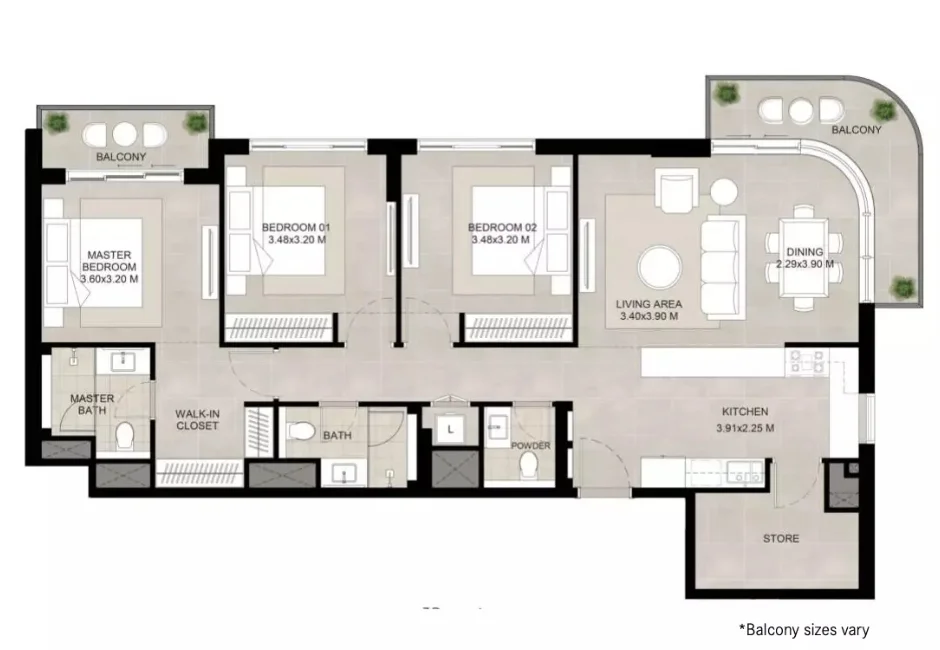 Bed Layout